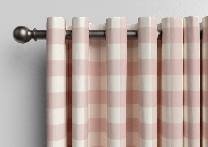 Gingham, Rosies Pink - Made to Measure Curtains - Image 12